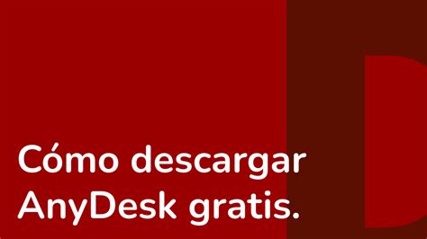 Descargar AnyDesk gratis